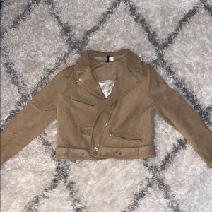 Suede Biker Jacket